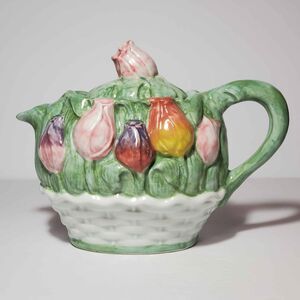 Basket of Tulips Teapot